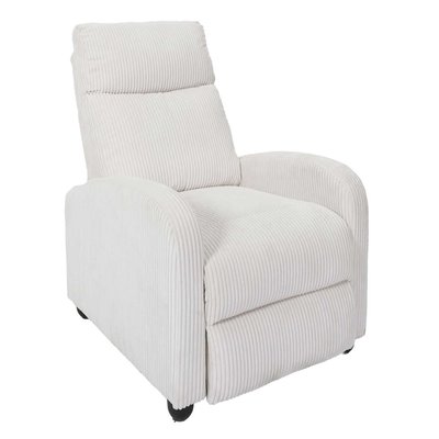 Fauteuil multiposition relax en tissu côtélé Drammen THE HOME DECO FACTORY