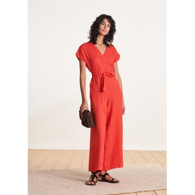 Combinaison pantalon en lin LA FEE MARABOUTEE