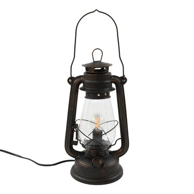 Lampe à poser en métal antique, Raisa LINDBY