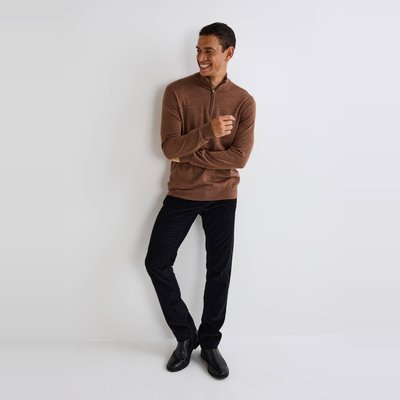 Pull col camionneur en laine mérinos certifié Oeko-tex MONOPRIX