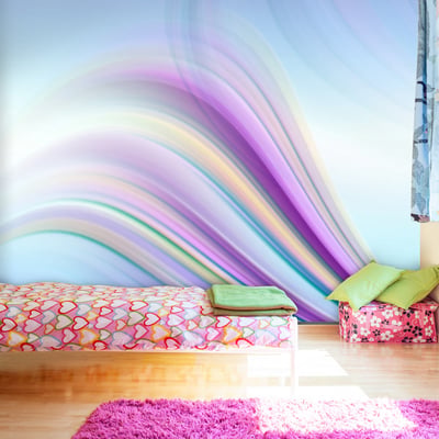 Papier peint intissé panoramique Abstractions Rainbow abstract background EDEN