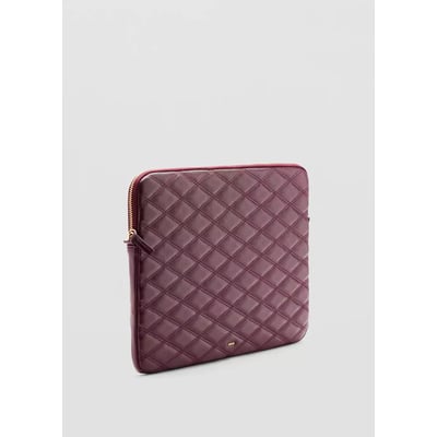 Housse matelassée simili-cuir MANGO