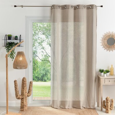 Voilage en bouclette avec œillets HOME MAISON