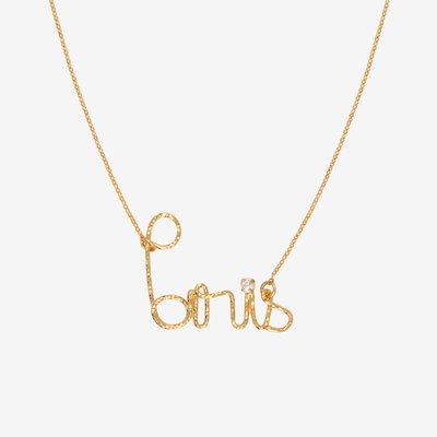 Collier doré à l'or fin BLING CAROLINE NAJMAN