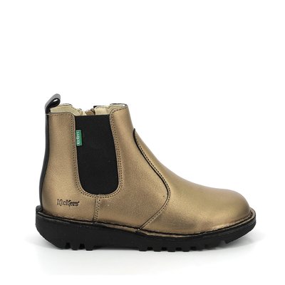 Chelsea-Boots Kick Yoto Kid aus Leder KICKERS