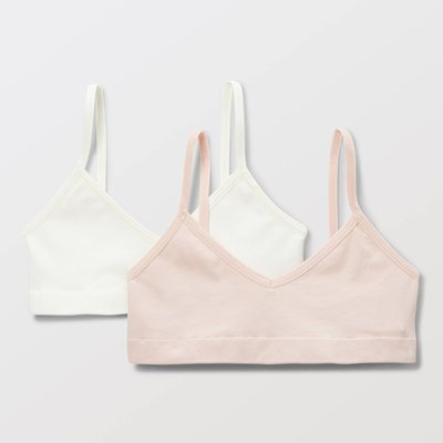 Lot de 2 brassières sans coutures, certifié OEKO-TEX MONOPRIX KIDS