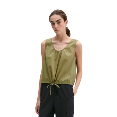 Blouse sans manches regular en voile de coton doux MARC O'POLO