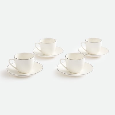 4er-Set Teetassen mit Untertassen Malo LA REDOUTE INTERIEURS