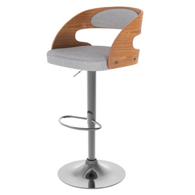 Chaise de bar réglable 62/84 cm en tissu (à l'unité) - LOUIS RENDEZ-VOUS DÉCO