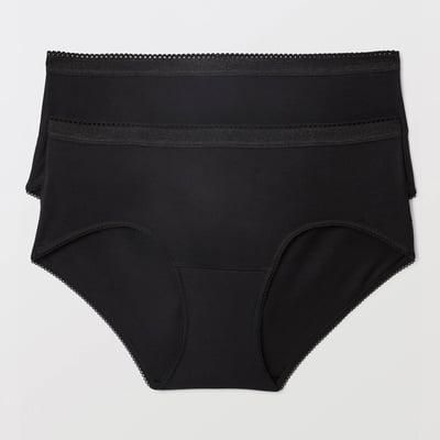 Lot de 2 culottes midi en coton MONOPRIX