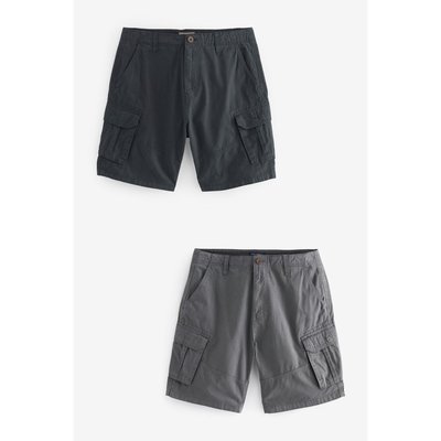 Shorts cargo coupe classique, lot de 2 NEXT