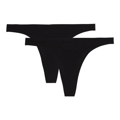 2er-Pack Strings Invisible, Mikrofaser LA REDOUTE COLLECTIONS