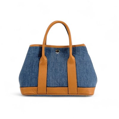 Sac à main bowling en toile et cuir SAMBO OH MY BAG