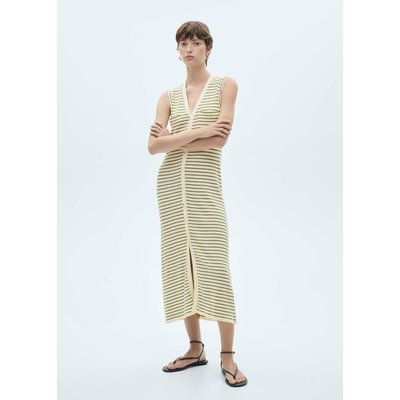 Robe rayée mango on sale