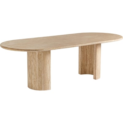 Table de salle à manger en travertin RECOLLECTION