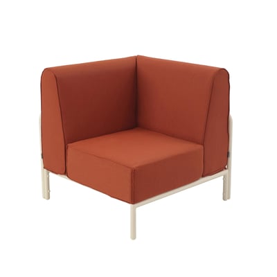 Fauteuil d'angle pour salon de jardin modulable, PATIO OVIALA