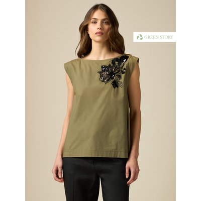 Top with embroidery OLTRE