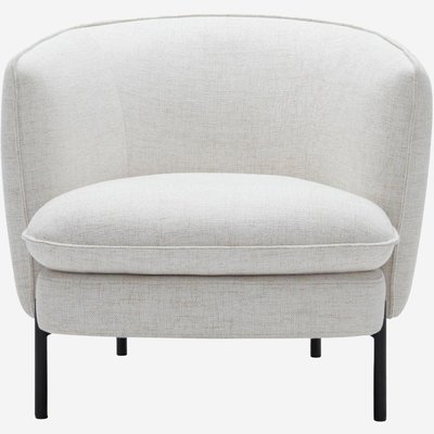Fauteuil droit polyester JUSAN HABITAT