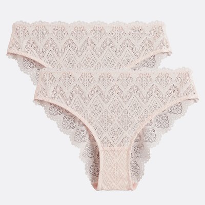 Lot de 2 culottes tout dentelle, Lison LA REDOUTE COLLECTIONS
