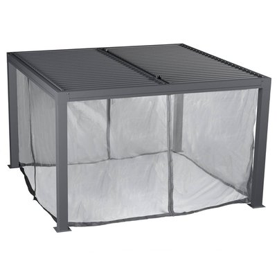 Moustiquaire pour pergola bioclimatique MAJAÉ HESPERIDE