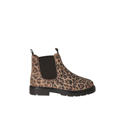 Boots en cuir à élastiques VERTBAUDET