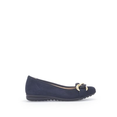 Ballerines en suède à talon plat GABOR