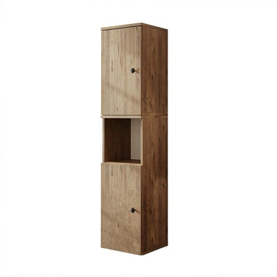 Colonne salle de bains suspendue 2 portes RILL PIER IMPORT