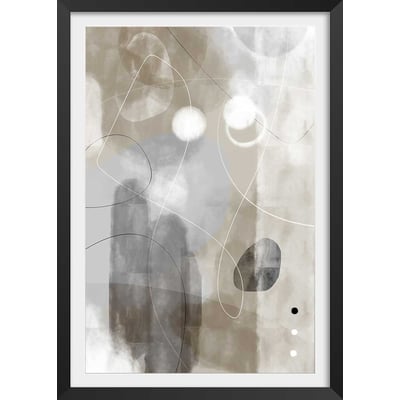 Affiche abstrait et soft line n°3 HEXOA