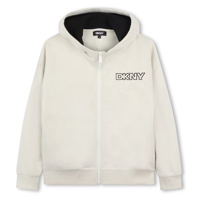 Cardigan à capuche en molleton DKNY