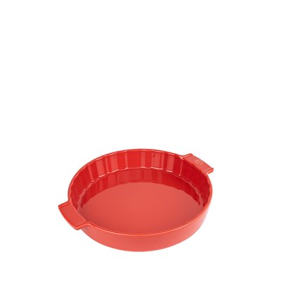 Tourtière céramique rouge diamètre 28 cm - 11' Appolia PEUGEOT
