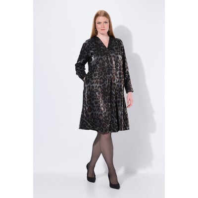 Robe midi coupe trapèze à décolleté en V ULLA POPKEN