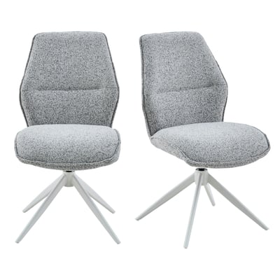 Chaise pivotante en tissu (lot de 2) CORTINA PIER IMPORT