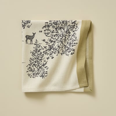 Serviette de table TRESOR DES FORETS SYLVIE THIRIEZ