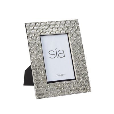 Cadre photo décoratif en aluminium 15x10 SIA DECO