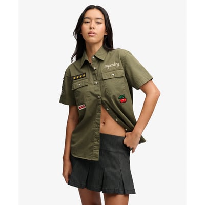 Chemise Scout Manches Courtes Coupe Décontractée SUPERDRY