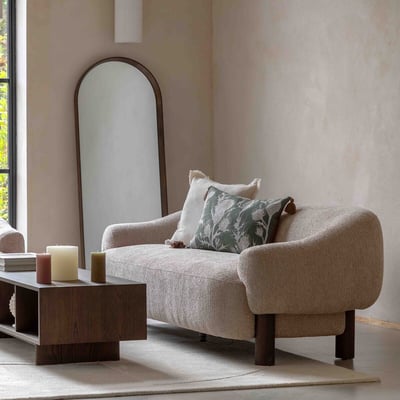 Weston Slubby Boucle 3-Seater Sofa ÉDITÉ