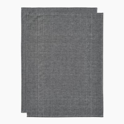 Lot de 2 - Torchons en nid d abeille, 50x70cm, coton MONOPRIX MAISON
