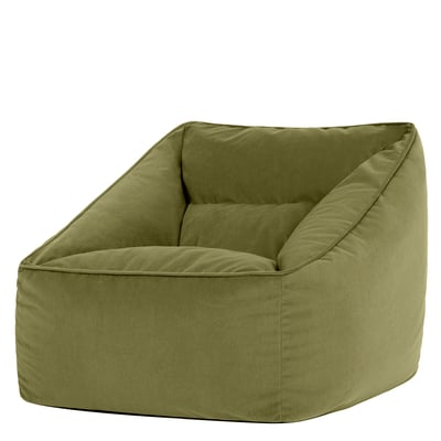Pouf fauteuil salon en velours mat Oeko-Tex® - NATALIA ICON