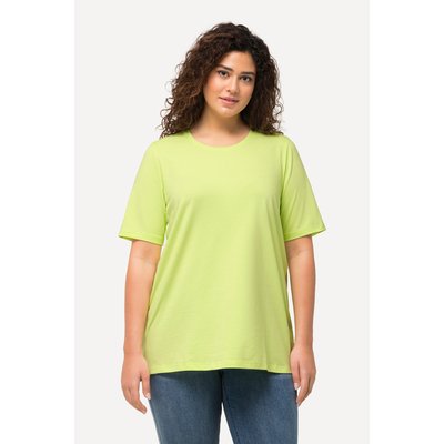 T-shirt en coton bio. Col rond et manches ULLA POPKEN