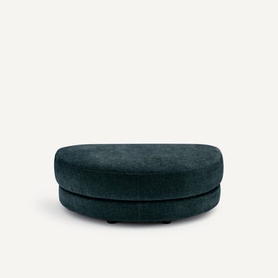Repose-pieds modulable en velours chenille, TIBERIO AM.PM