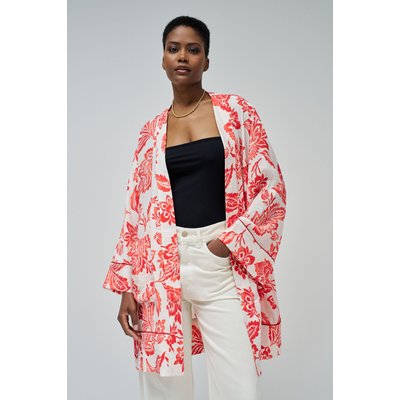 KIMONO AVEC IMPRIMÉ FLORAL SALSA JEANS