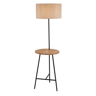 Asymetric Floor Lamp with Integrated Shelf SO'HOME
