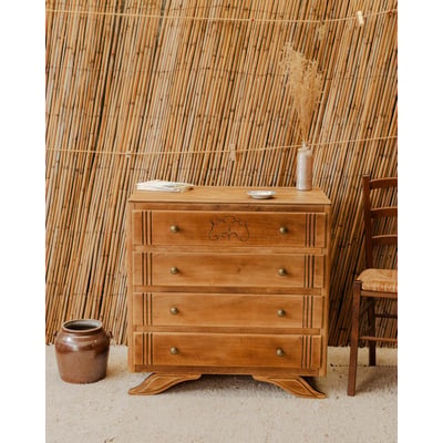 Commode en bois Garance N°765 - Bon état DEBONGOUT