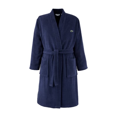 Peignoir de bain en coton, L LECROCO LACOSTE HOME