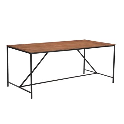 Table à manger en acacia massif 180 cm, LETELS OVIALA