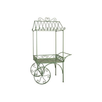 Chariot en métal vert AUBRY GASPARD