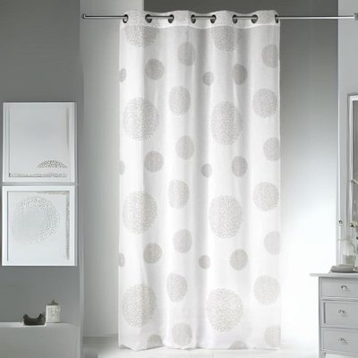 Voilage En Etamine Impression Argent HOME MAISON