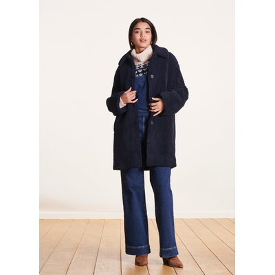 Manteau mi-long col chemise LA FEE MARABOUTEE