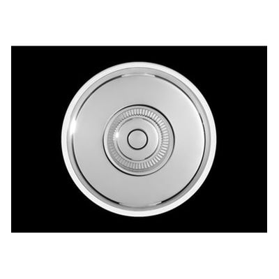 Interrupteur Bouton Poussoir Dimbler 10a Blanc Et Chrome Ø64,5 Mm FONTINI