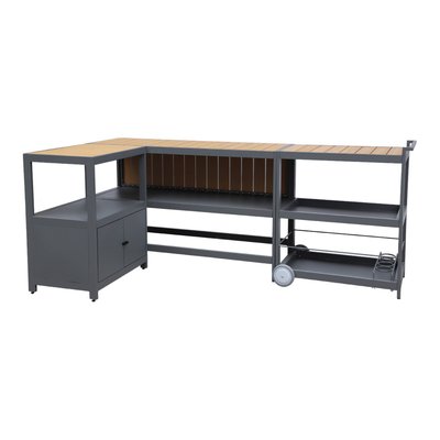 Cuisine extérieure 3 modules aluminium ALBI SWEEEK